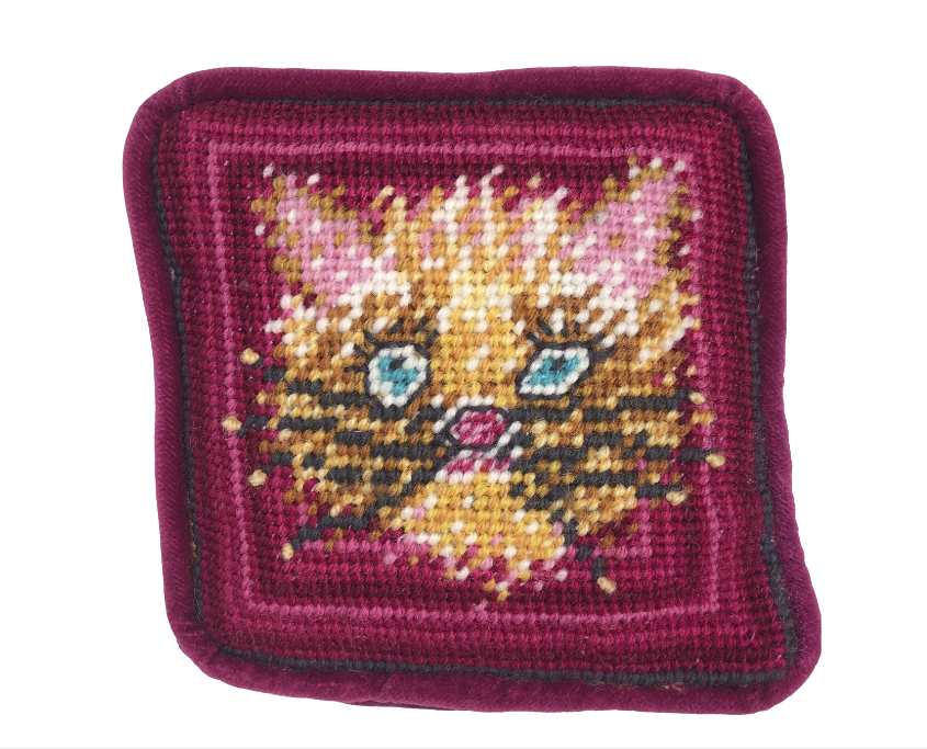 custom needlepoint OBJET D'ART PILLOW BOX