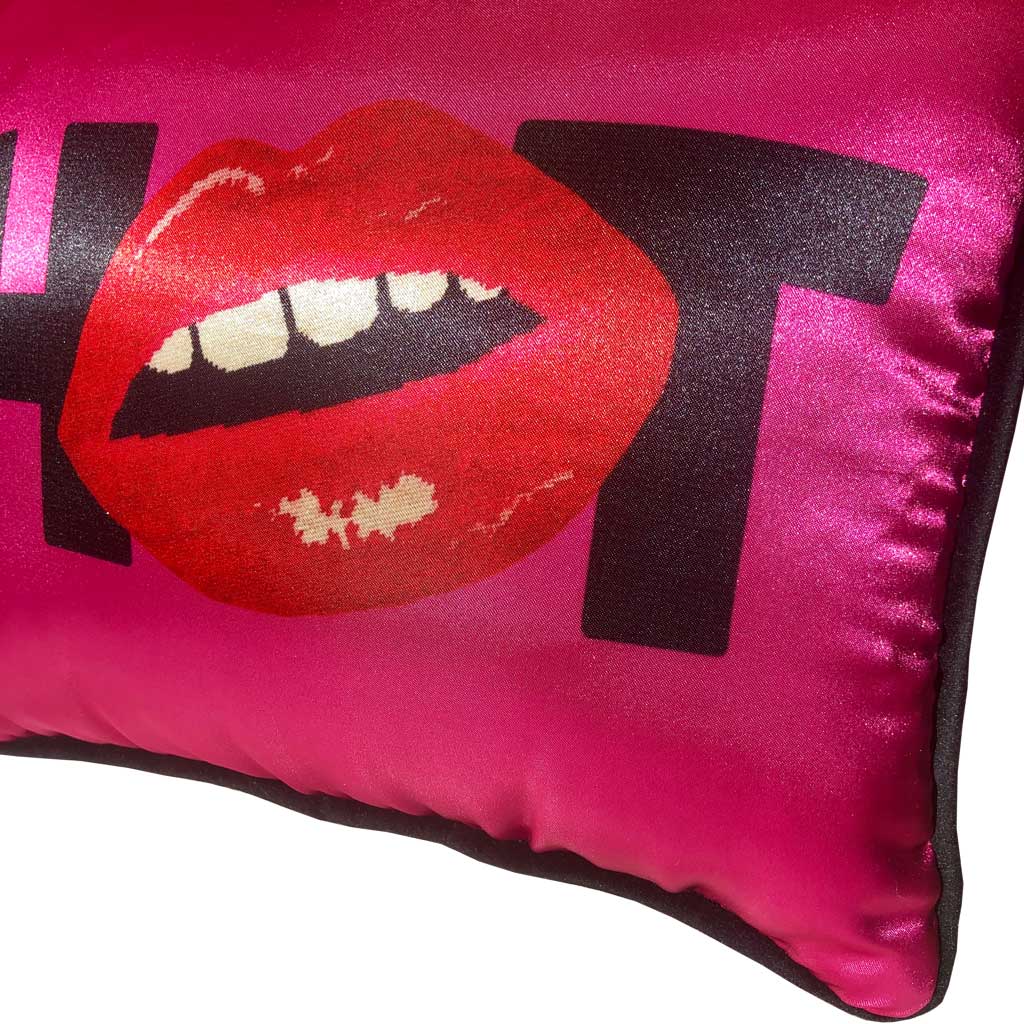 pop art satin HOT BOY kiss me pillows