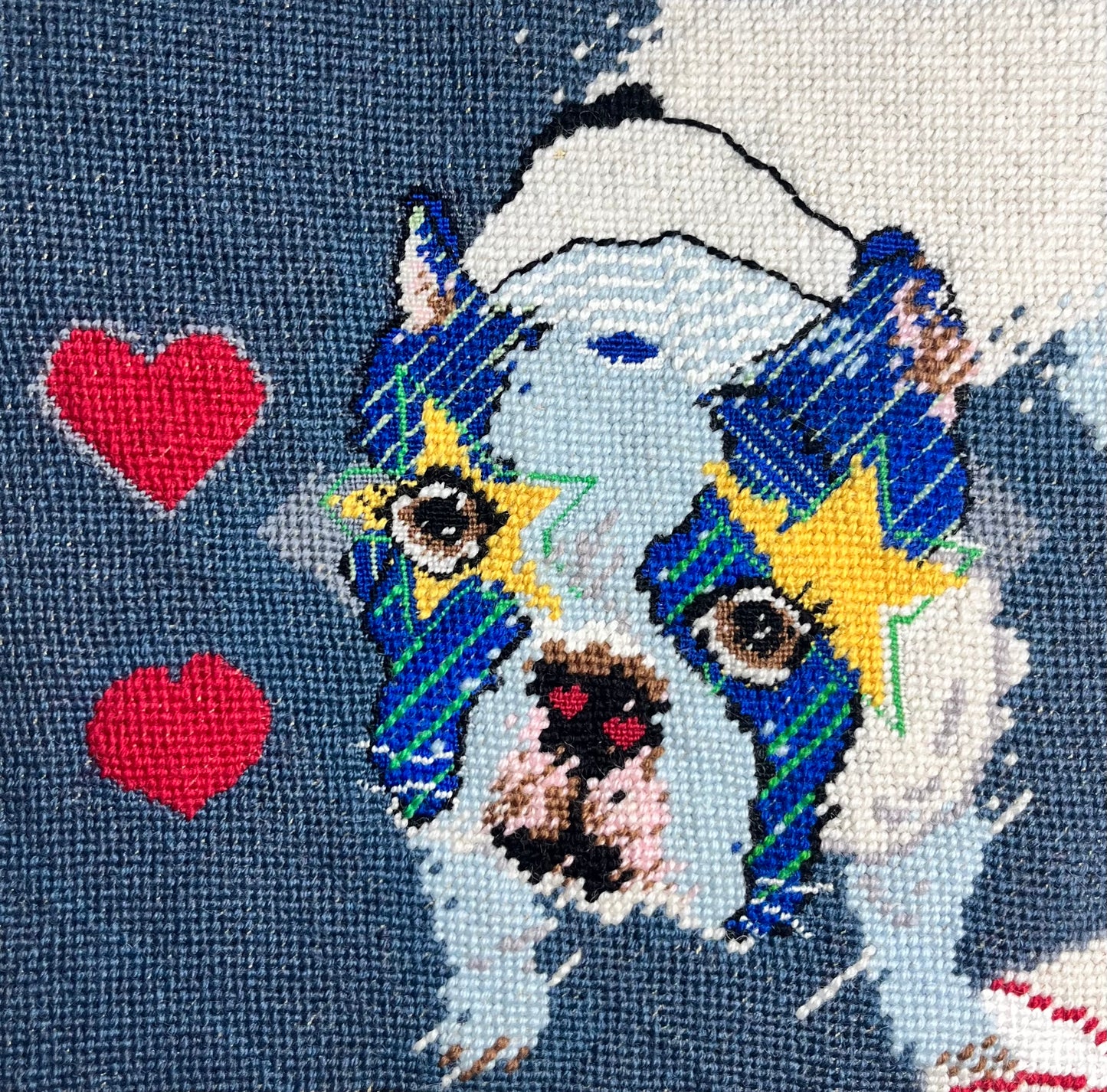 custom needlepoint PET PORTRAIT