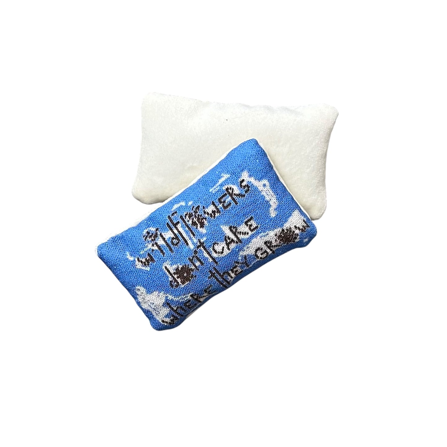 WILDFLOWERS DON'T CARE WHERE THEY GROW lavender sachet