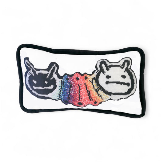 organic cotton sateen weWORM pillow