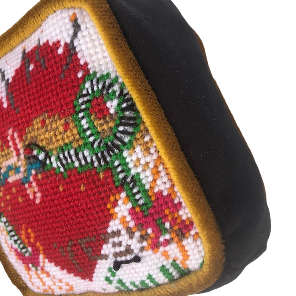 custom needlepoint OBJET D'ART PILLOW BOX