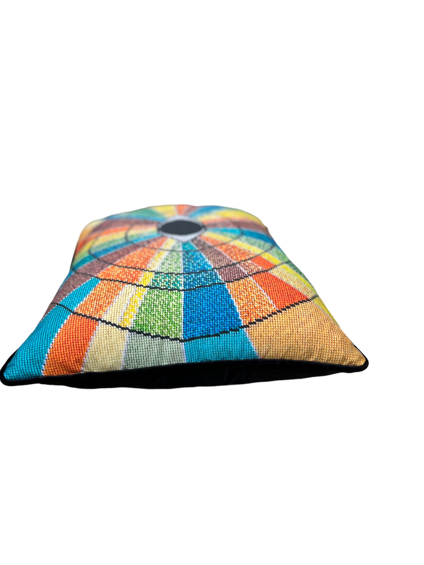 organic cotton sateen KALEIDOSCOPE pillow