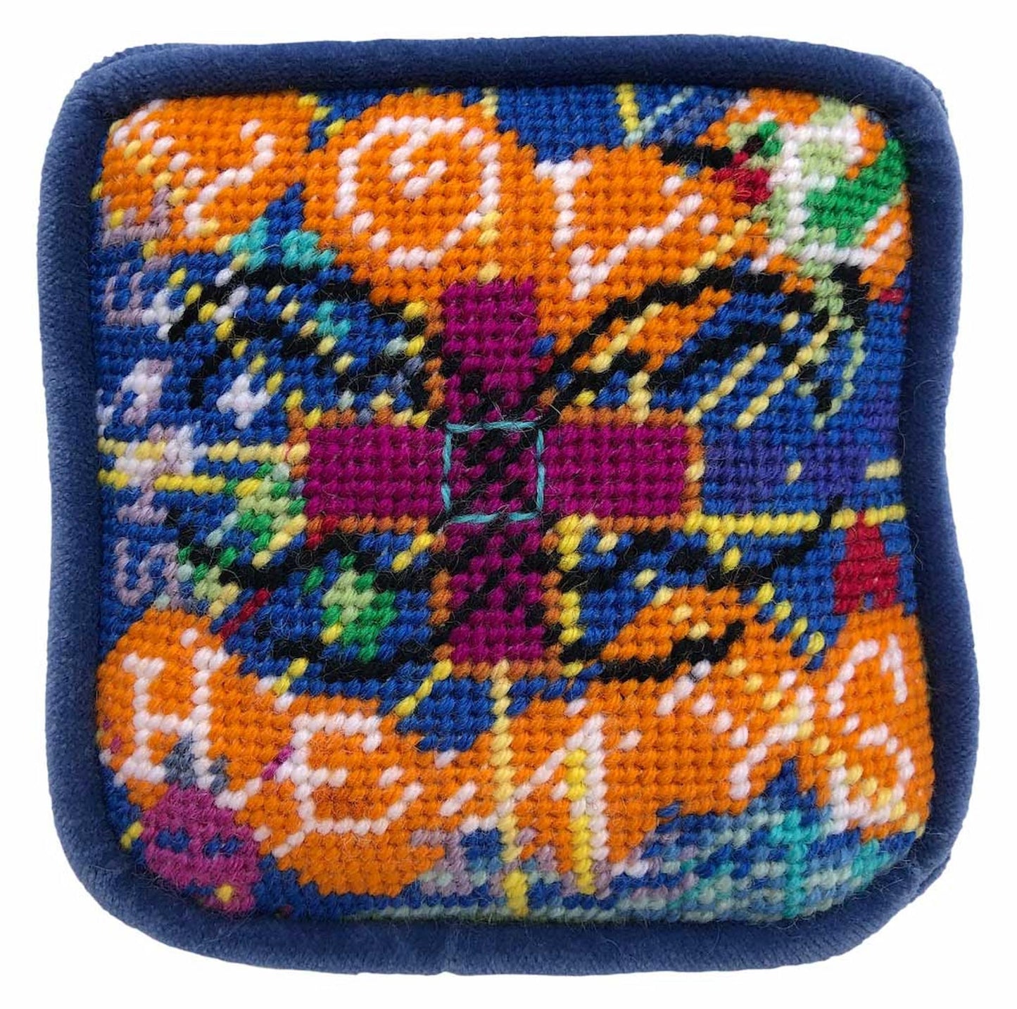 custom needlepoint OBJET D'ART PILLOW BOX