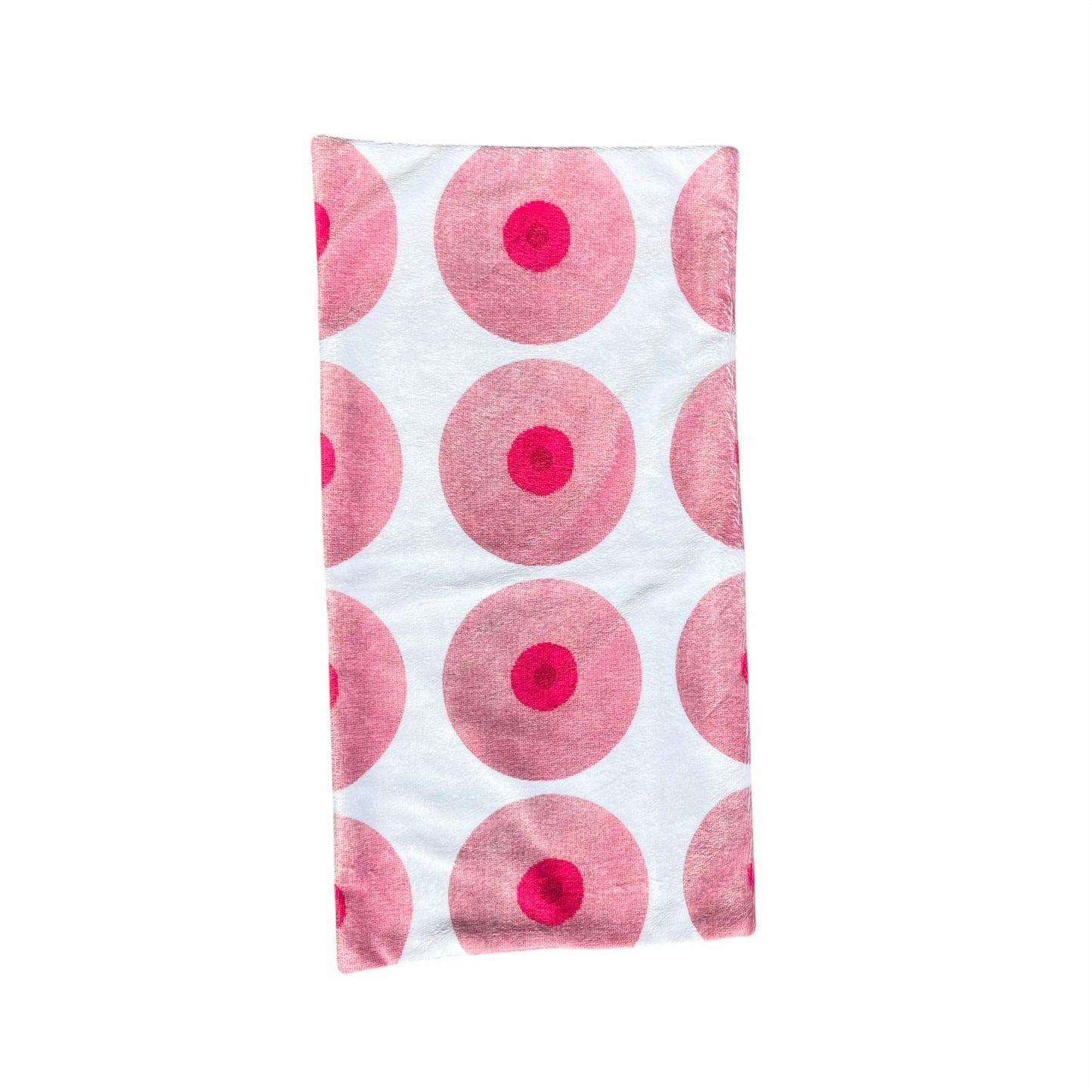 the GIRLS booby baby burp cloth