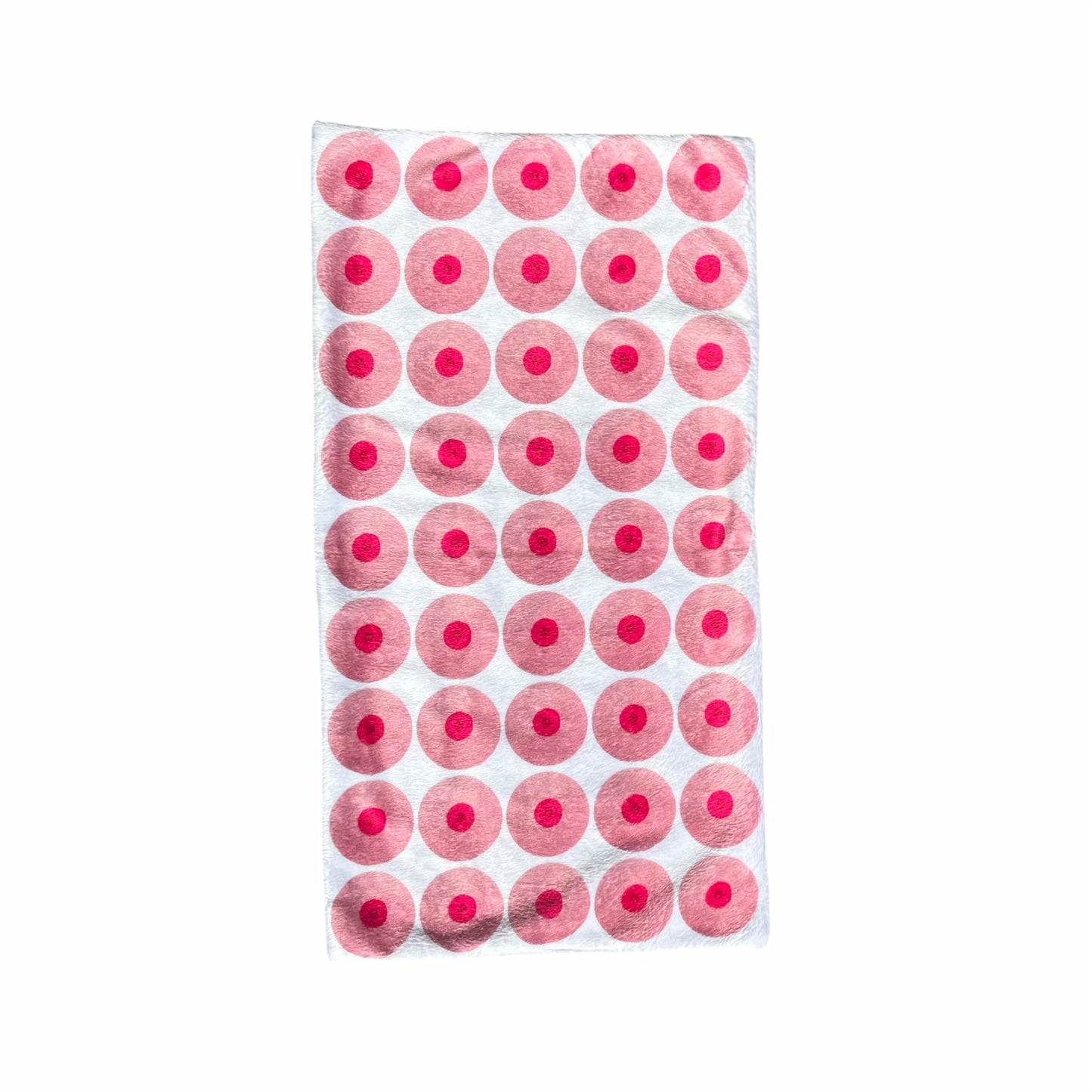the GIRLS booby baby burp cloth