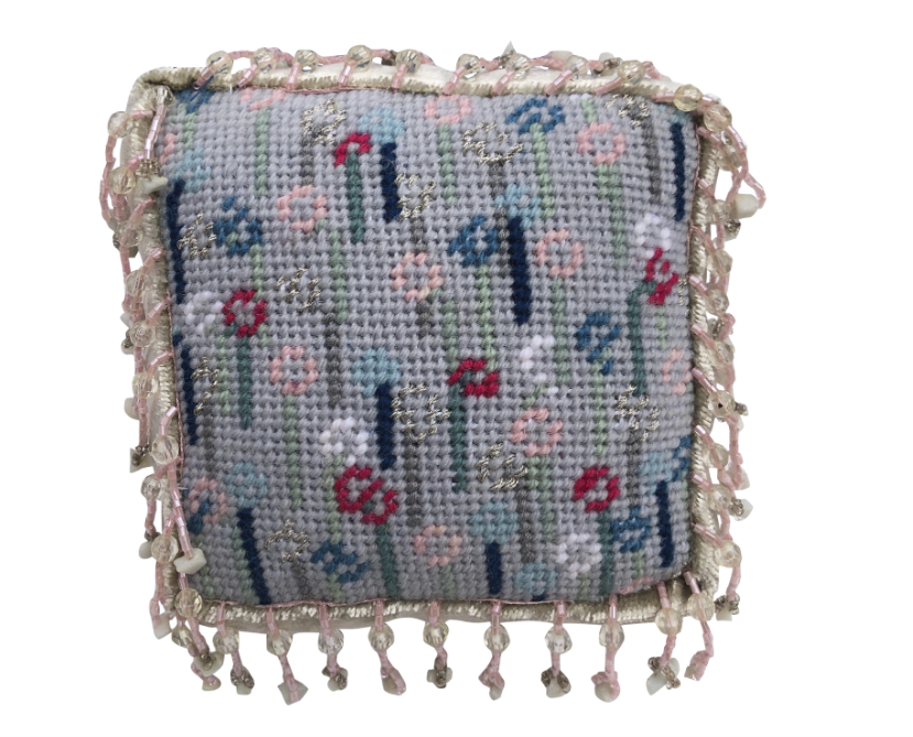 custom needlepoint OBJET D'ART PILLOW BOX