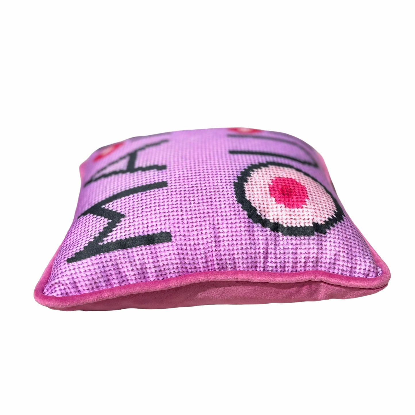 organic cotton sateen MAIS OUI! handmade toss pillow