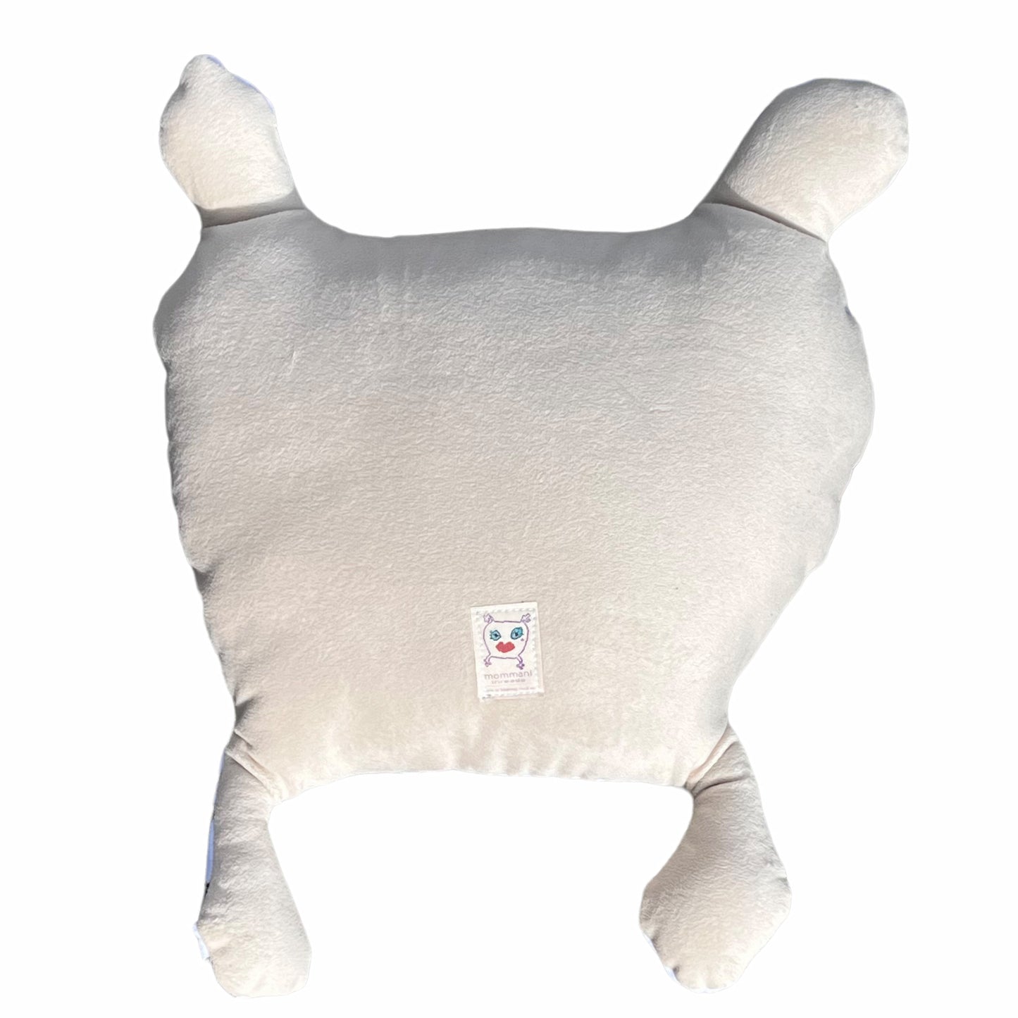 velvet MOMMANI BABY sculpted monster pillow
