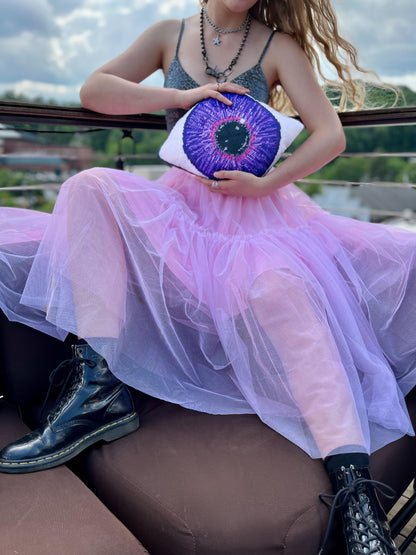 velvet PURPLE REIGN sculpted eye pillow