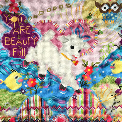 needlepoint YOU ARE BEAUTY-FULL