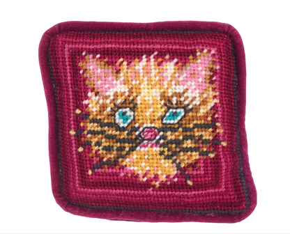 custom needlepoint OBJET D'ART PILLOW BOX