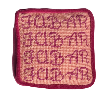 custom needlepoint OBJET D'ART PILLOW BOX