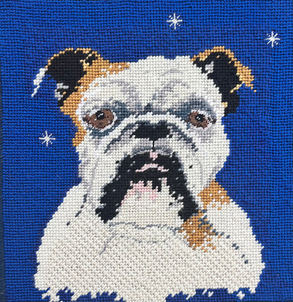 custom needlepoint PET PORTRAIT