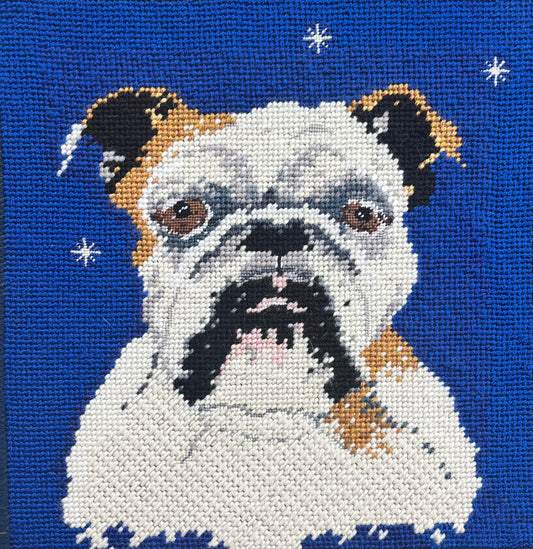 custom needlepoint PET PORTRAIT
