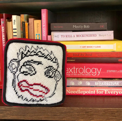 custom needlepoint OBJET D'ART PILLOW BOX
