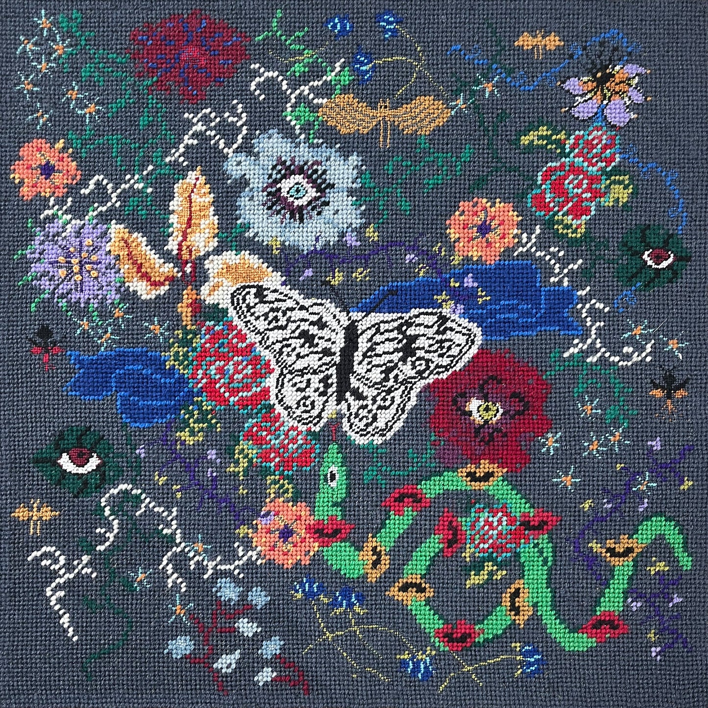 needlepoint NIGHTSWIMMING