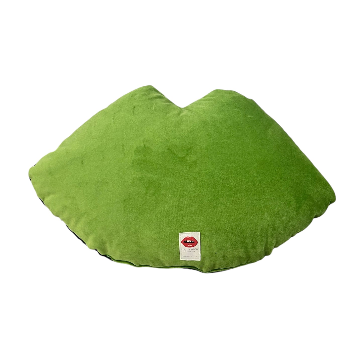 slightly flawed WICKED GOTH sculpted velvet lips pillow