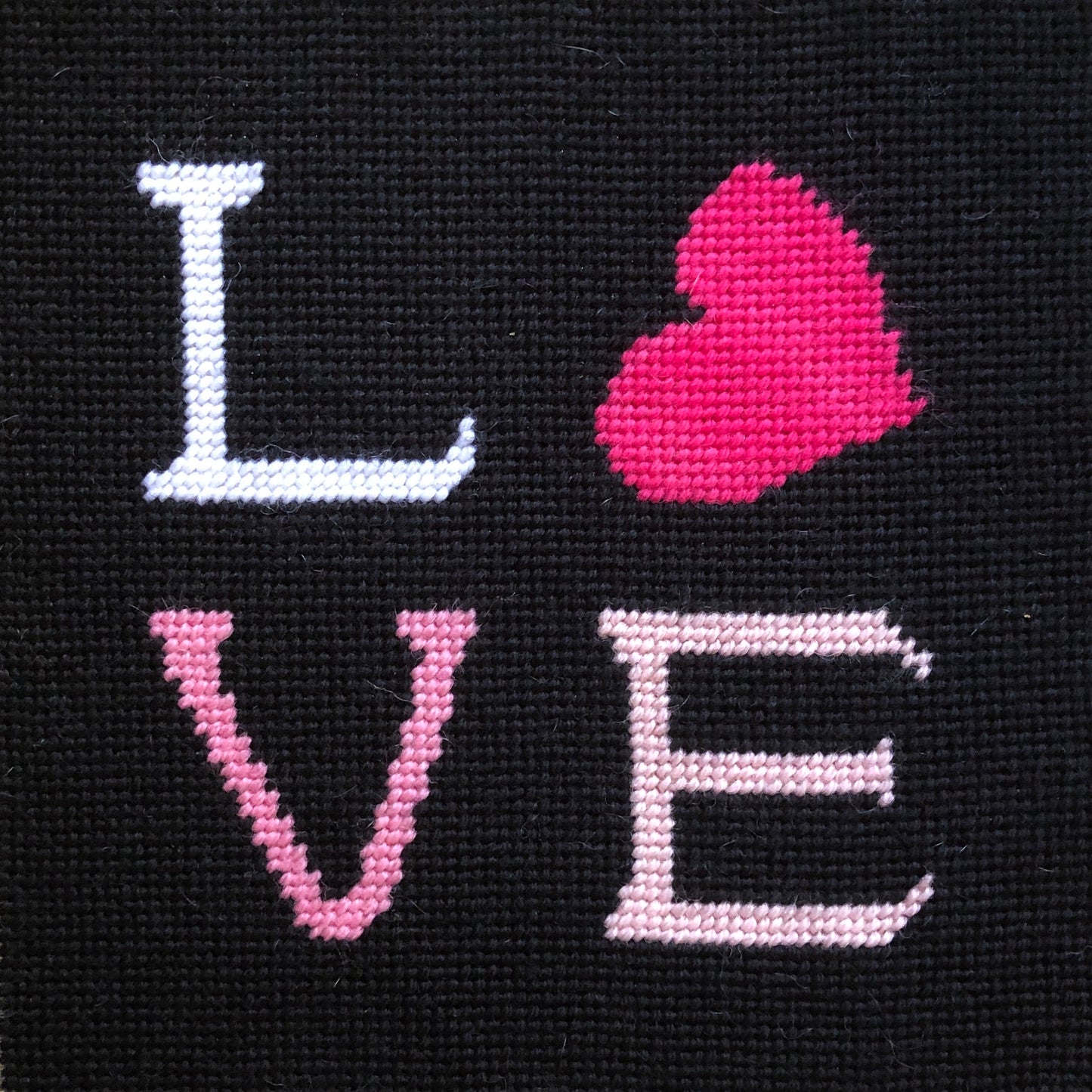 needlepoint LOVE