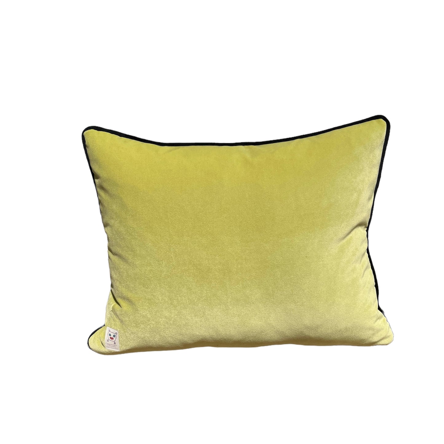 organic cotton sateen KALEIDOSCOPE EYE feather down pillow