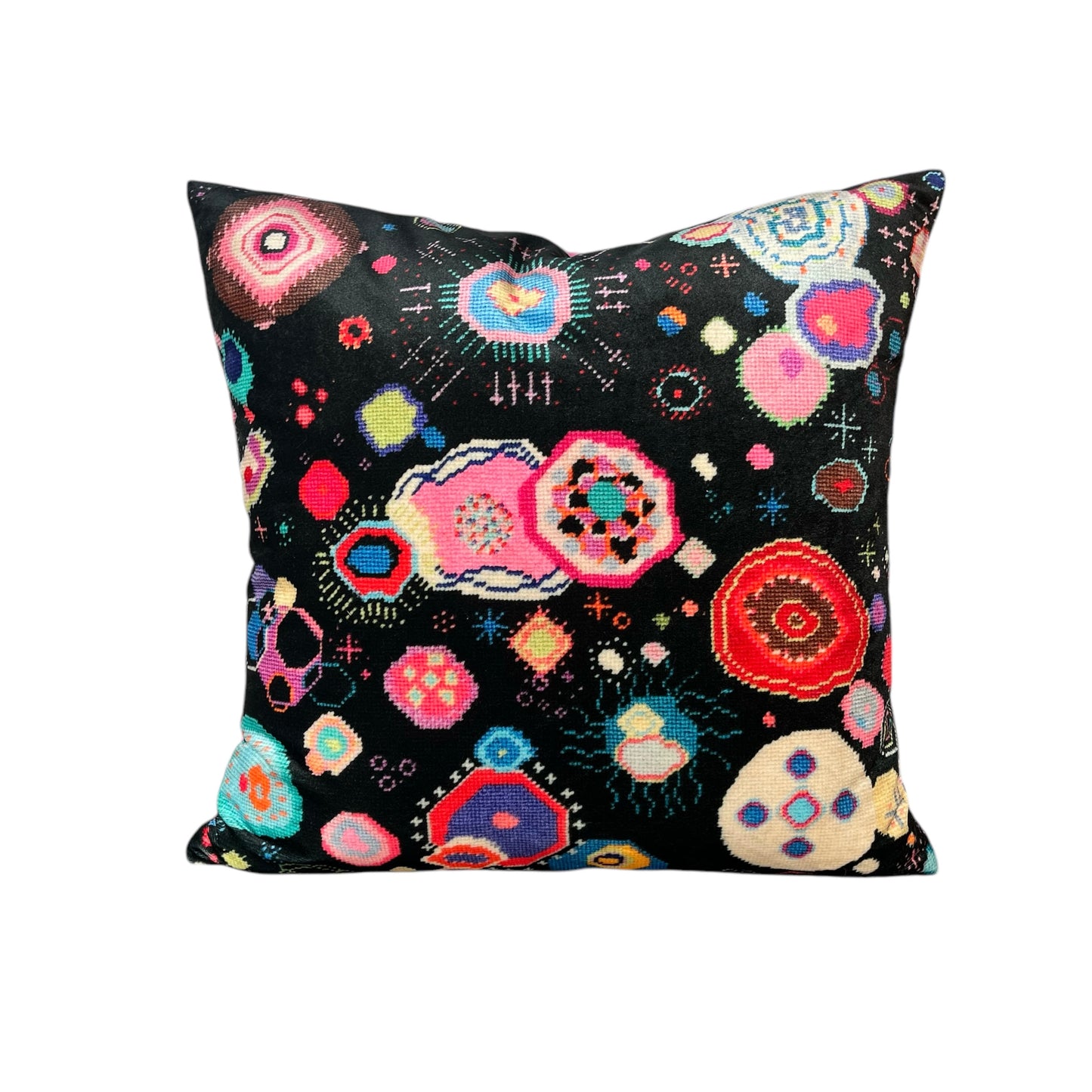 velvet COSMO AMUSE celestial-inspired handmade pillow