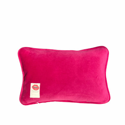 pink velvet GOSSIP GIRL custom made toss pillow