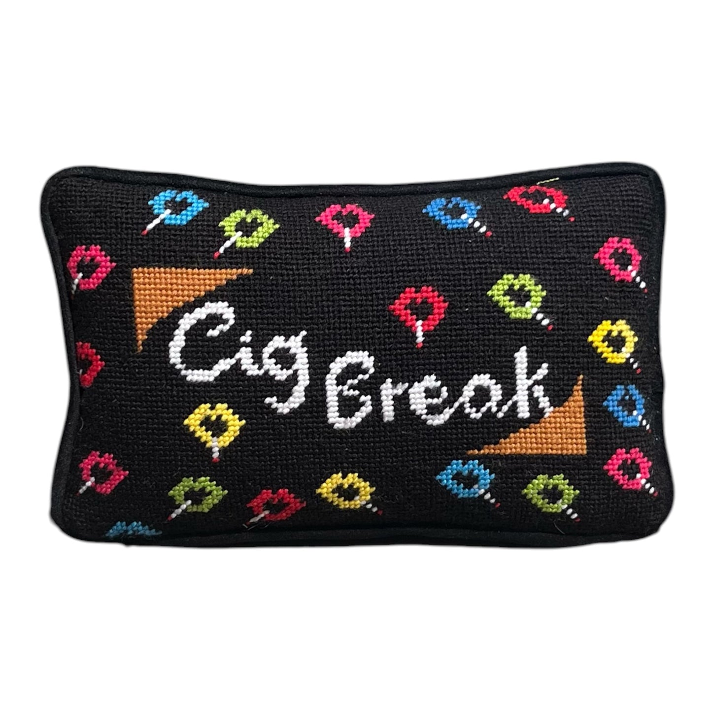 needlepoint CIG BREAK