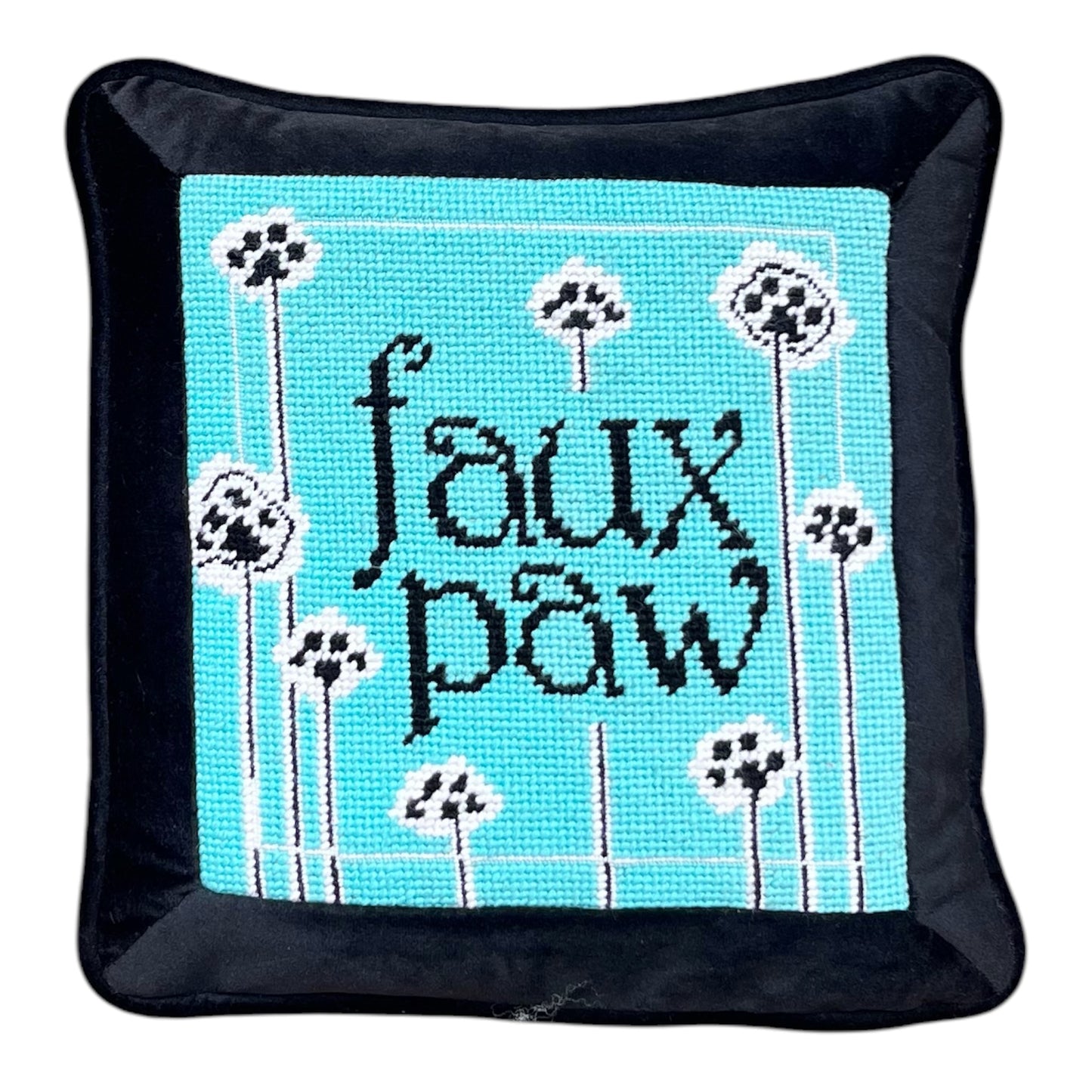 needlepoint FAUX PAW