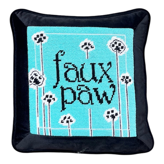 needlepoint FAUX PAW