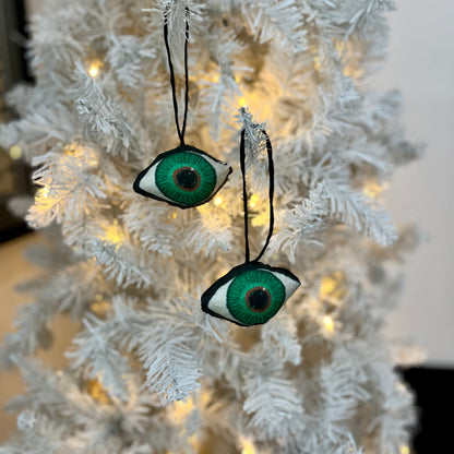 GREEN EYE baubles