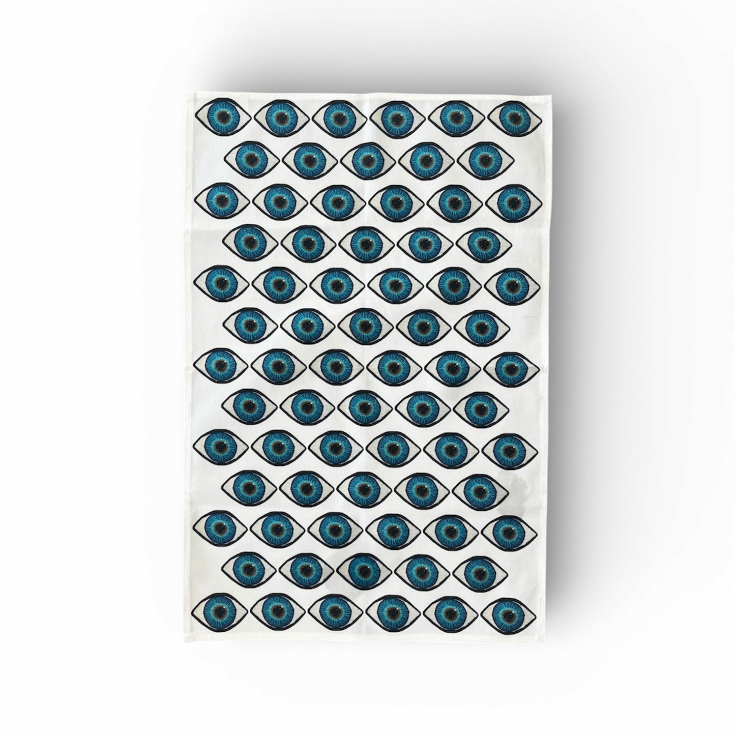 BLUE EYES tea towel