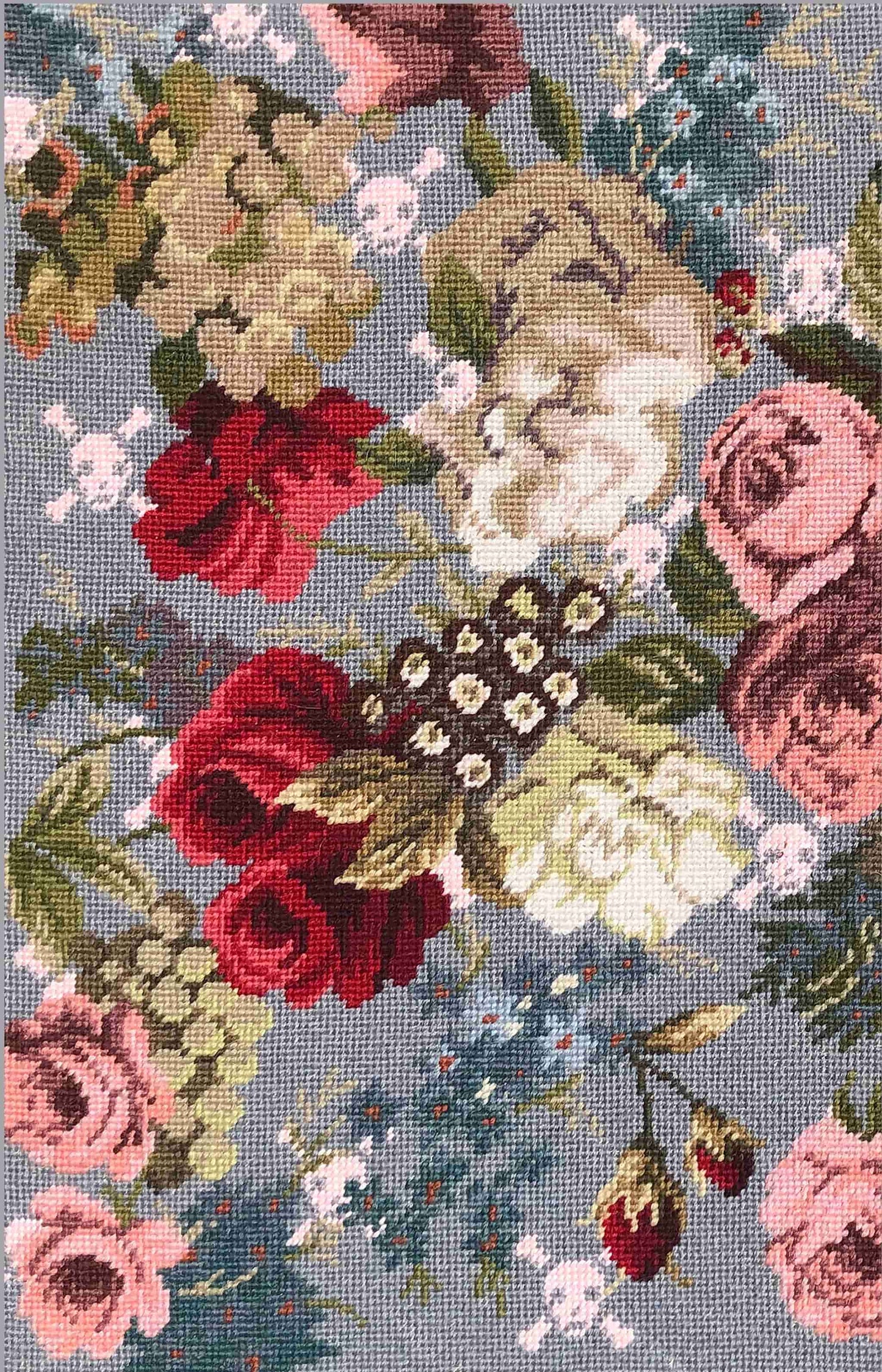 SKULL FLEUR tea towel