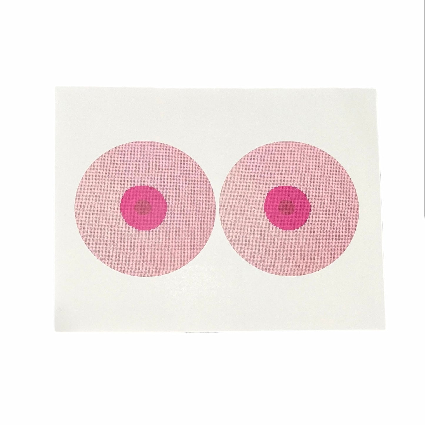 THE GIRLS pink boobs matte print
