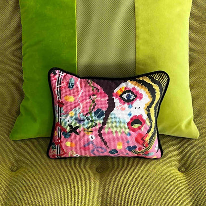 organic cotton sateen SHOCK & ROLL custom pillow