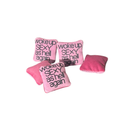 organic French lavender WOKE UP SEXY AS HELL AGAIN pink-on-pink sachets