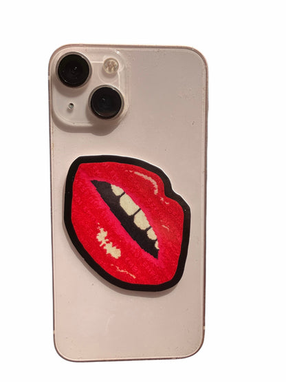 POUTY RED LIPS vinyl sticker