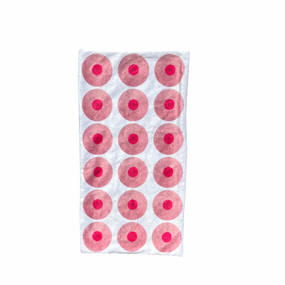 the GIRLS booby baby burp cloth