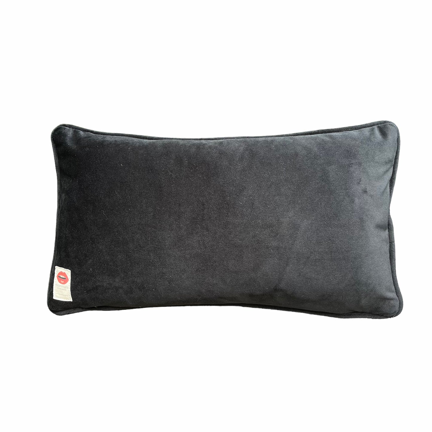 black velvet rectangle pillow