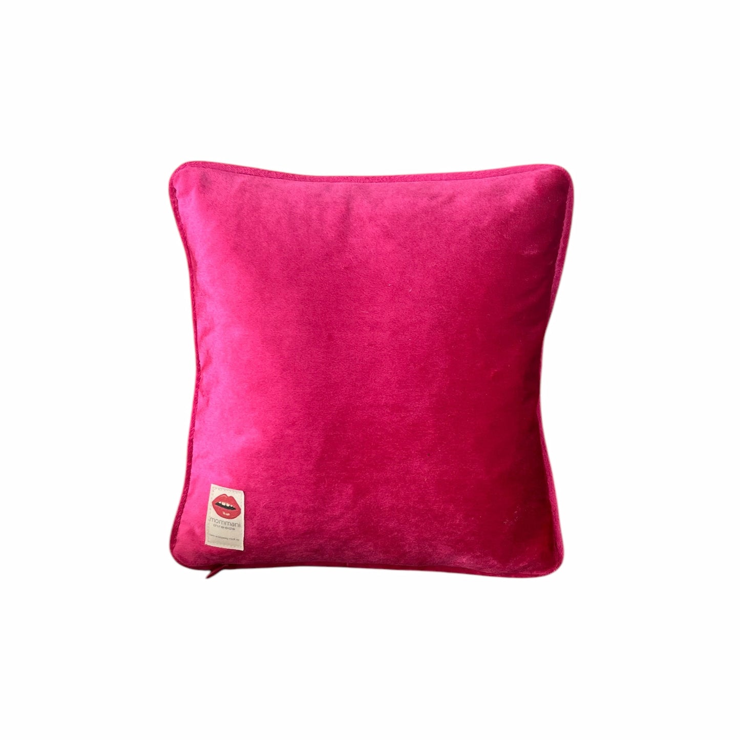 velvet YOU BE MY CUTIE-PATOOTIE pillow