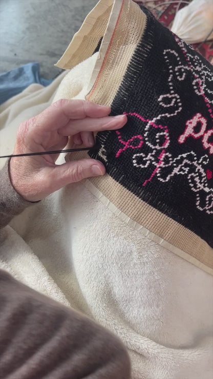 needlepoint CUTIE-PATOOTIE