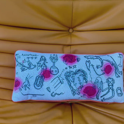 velvet LIVE WIRE pillow