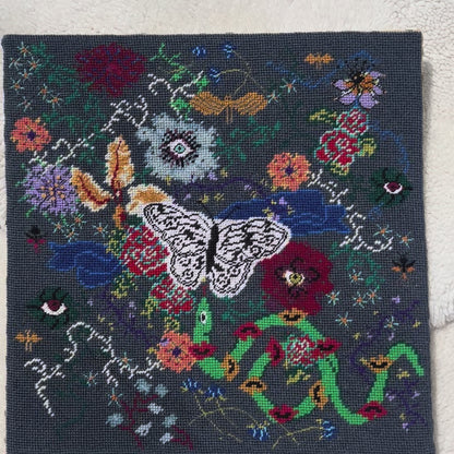 needlepoint NIGHTSWIMMING