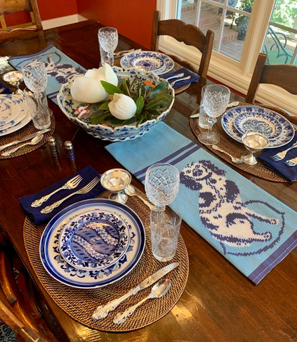 STAFFORDSHIRE BLUE tea towels