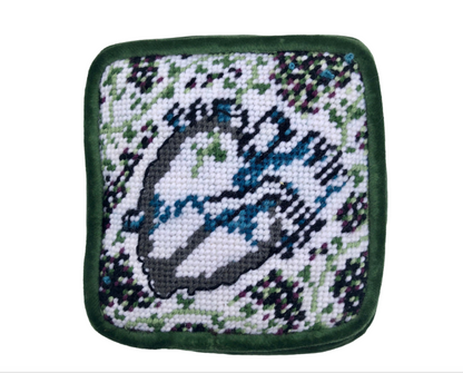 custom needlepoint OBJET D'ART PILLOW BOX