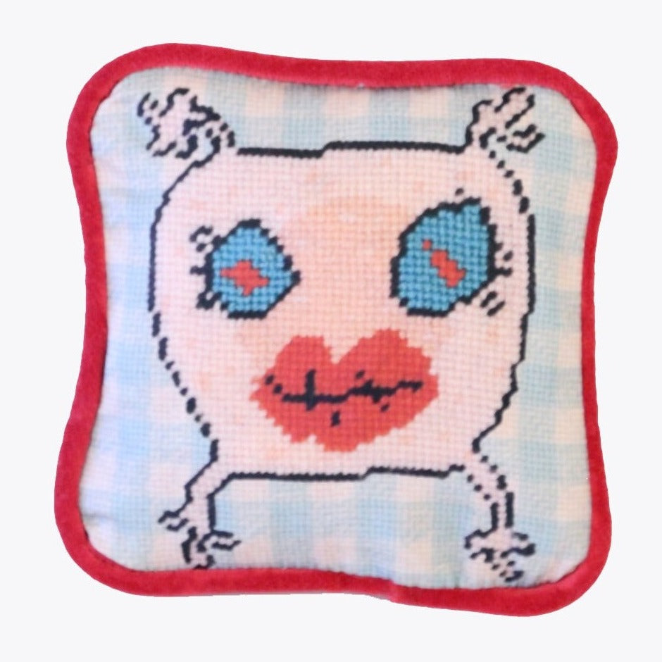 sweet monster MOMMANI BABY organic cotton sateen pillow