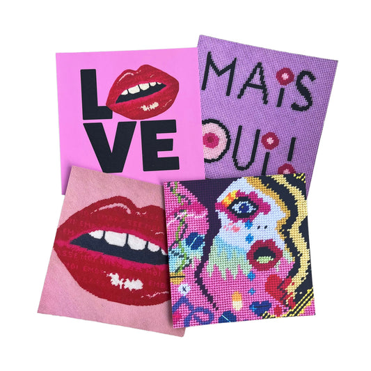 LOVE NOTE CARDS /  set of four