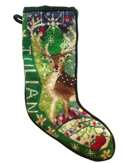 custom needlepoint stocking with name / 2026 commission
