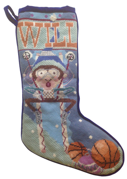 custom needlepoint stocking with name / 2026 commission