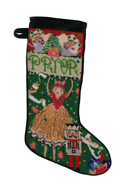 custom needlepoint stocking with name / 2026 commission
