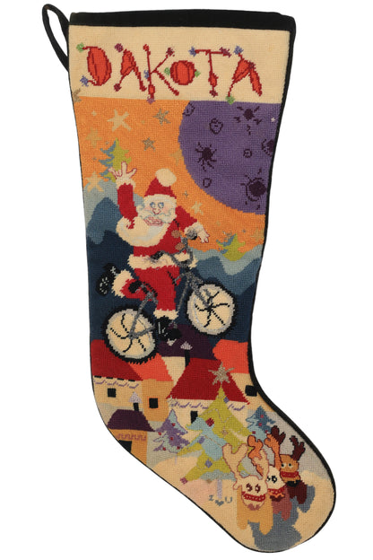 custom needlepoint stocking with name / 2026 commission